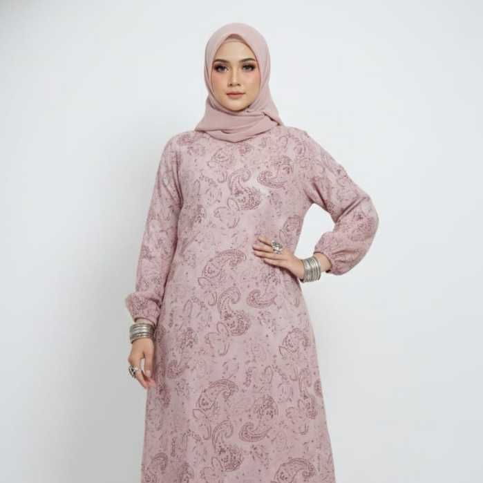 Eprise Gamis N PINK - KP311C PINK | Gamis Wanita Busana Muslim | Gaun Maxi | Dress Lebaran