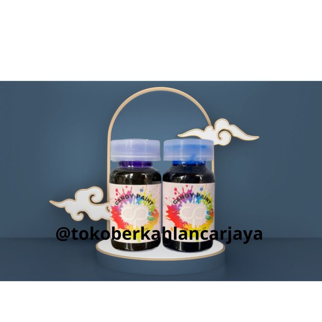 (OLES) 12,5 ML CAT CANDY PAINT CAT CANDY TONE CAT CANDY CHROME,ACRYLIC CAT PEWARNA LOGAM OLES