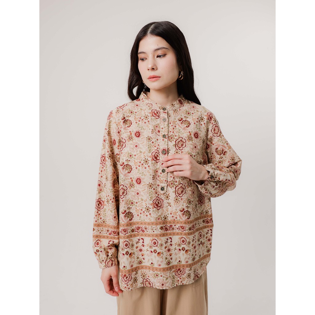 EXPAND Lili Blouse |Kemeja Wanita - Atasan Lengan Panjang