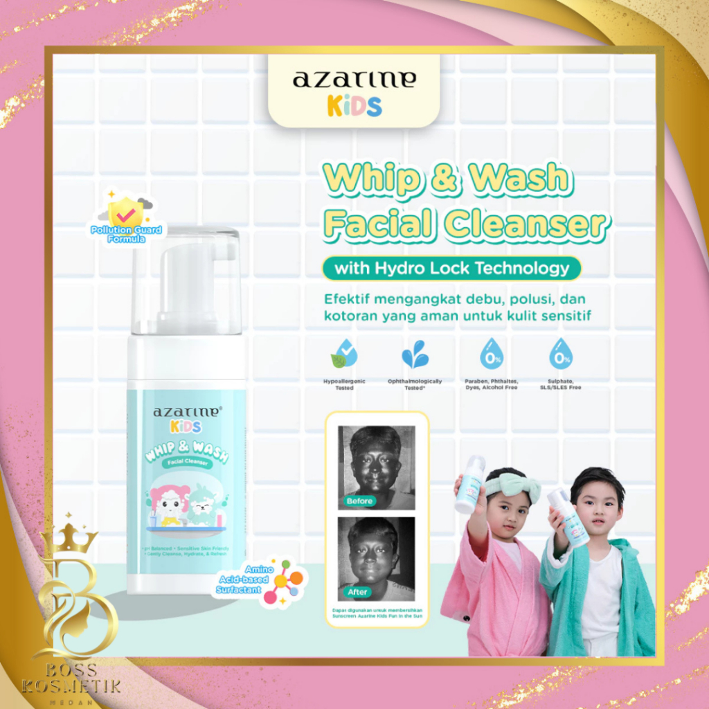 Azarine Kids Whip And Wash Foaming Face Wash 100ml