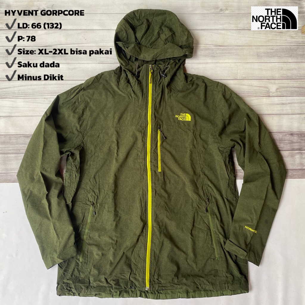 Jacket outdoor TNF gorpcore army like new