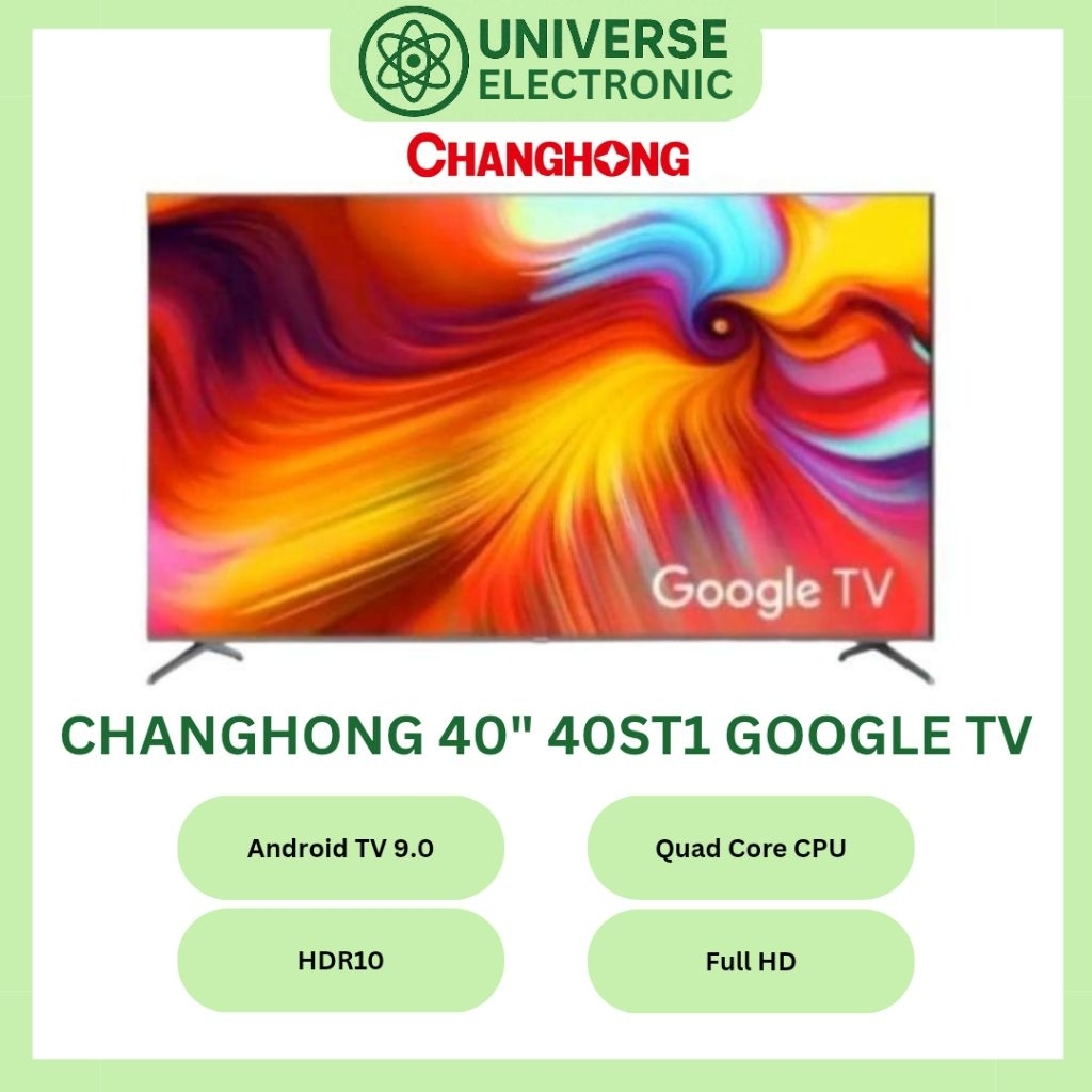 CHANGHONG 40ST1 FULL HD GOOGLE TV 40 Inch