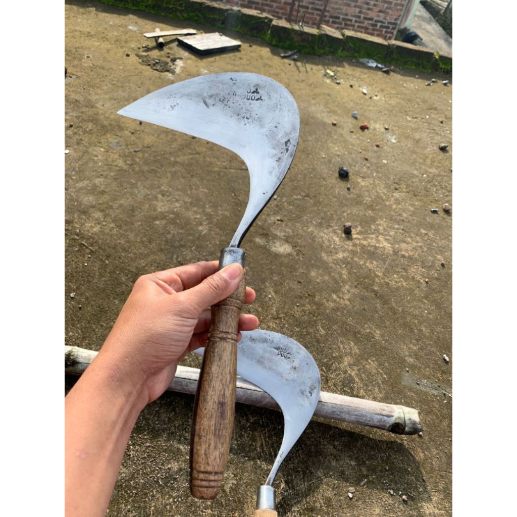 Arit Asli garut model Bandungan/bahan baja per/gagang kayu sonokeling