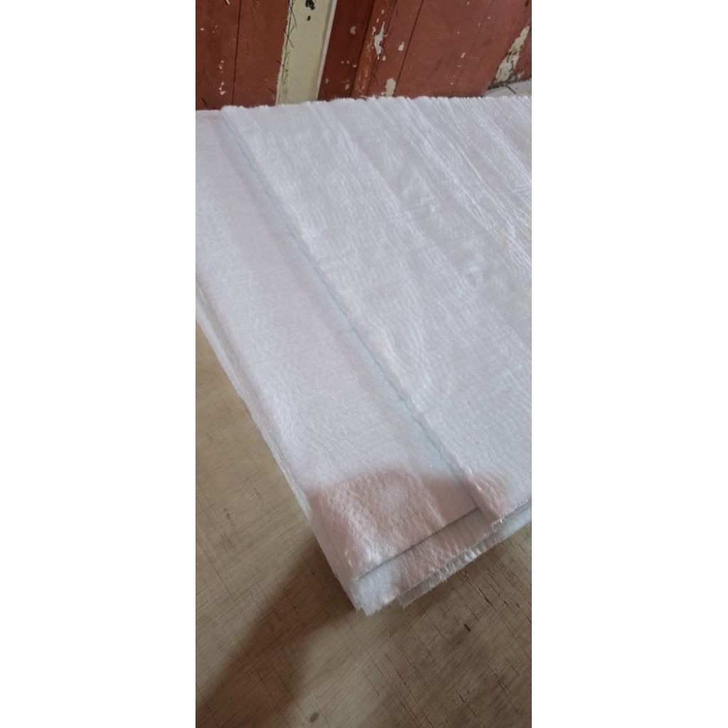 GLASSWOOL PUTIH PEREDAM SUARA KNALPOT MOTOR TEBAL 10 mm