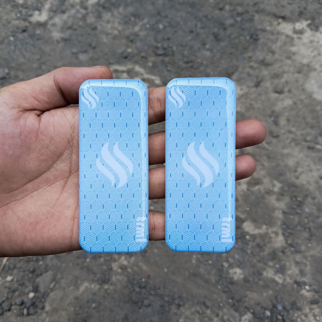 Tutup Body Batrai Panel T99 Carbon Ice Blue Glossy