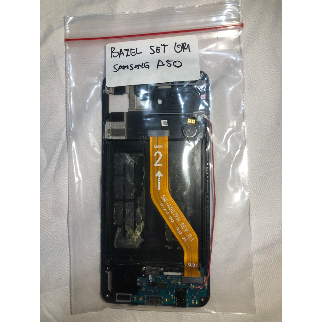 Bazel Set original samsung A50/frame tengah ori copotan