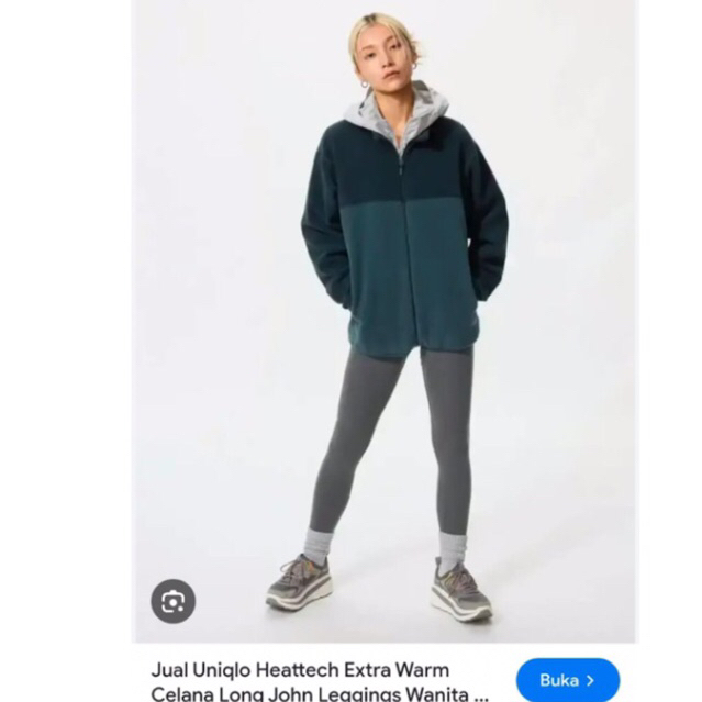 legging Uniqlo extra warm womens legging Uniqlo wanita abu extra warm size S