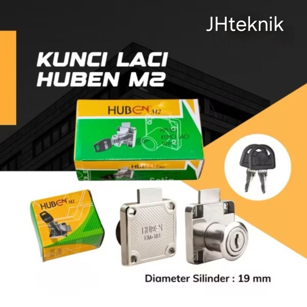 Kunci Laci Huben M2 HM181/Kunci Laci Lemari Huben M2