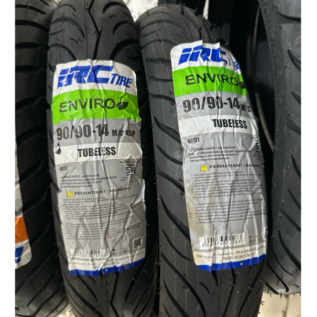 Ban IRC 90/90/14 Enviro Ban Belakang Beat Mio Vario Motor Matic