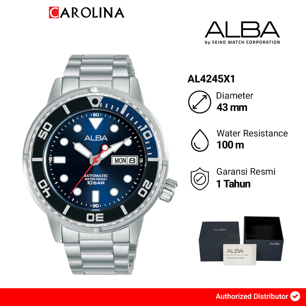 Jam Tangan ALBA AL4245X1 Pria
