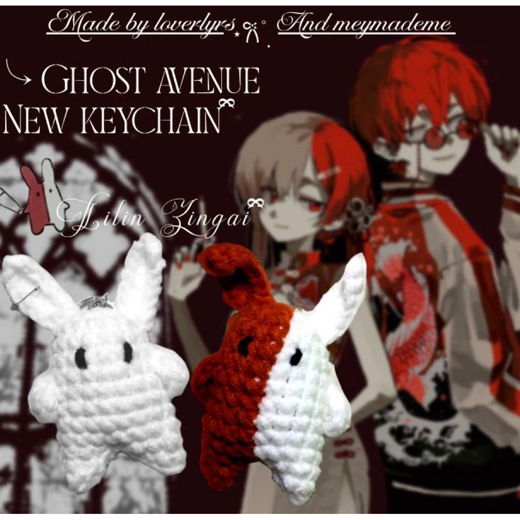 Eve (utaite) harapeco Inspired Crochet Keychain MV | Fanmade Handmade
