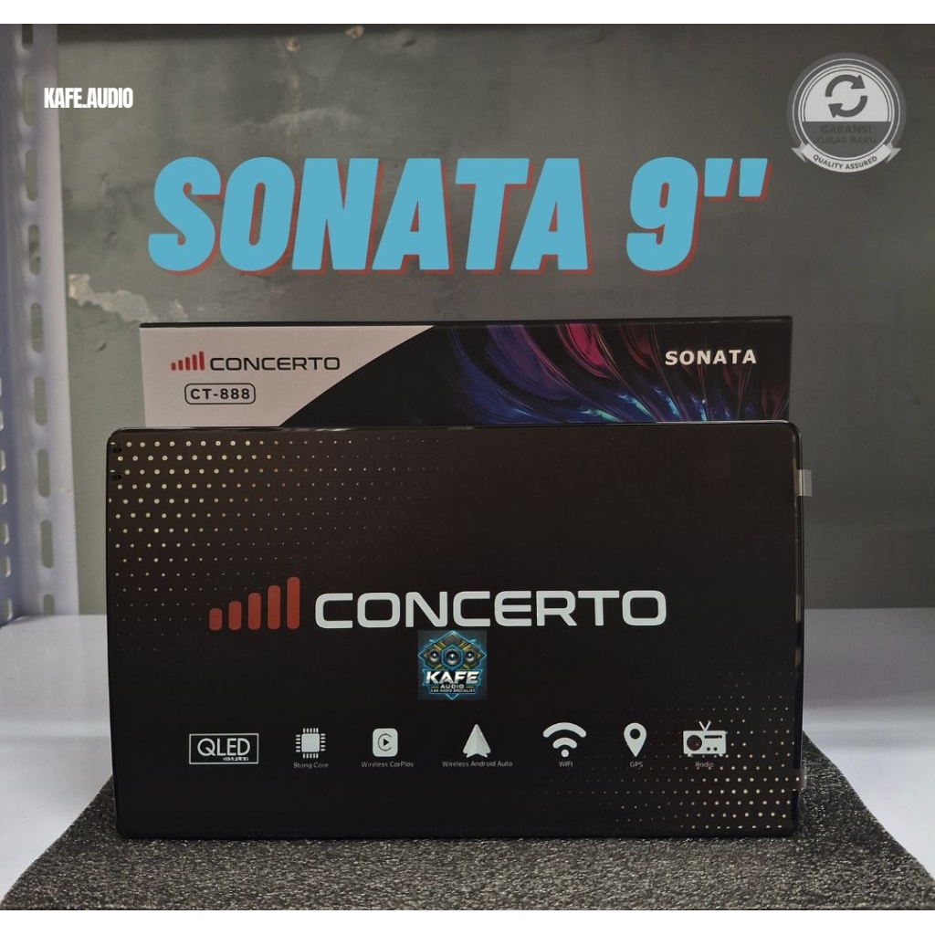 Headunit Android Concerto Sonata 9 inch 4/64GB Support kamera 360 / Headunit concerto CT-888