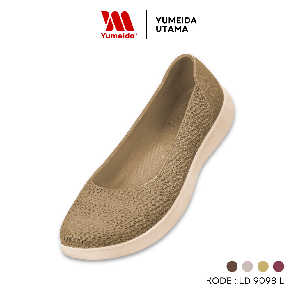 Yumeida LD-9098 L - Sepatu Wanita Slip On Karet Anti Air