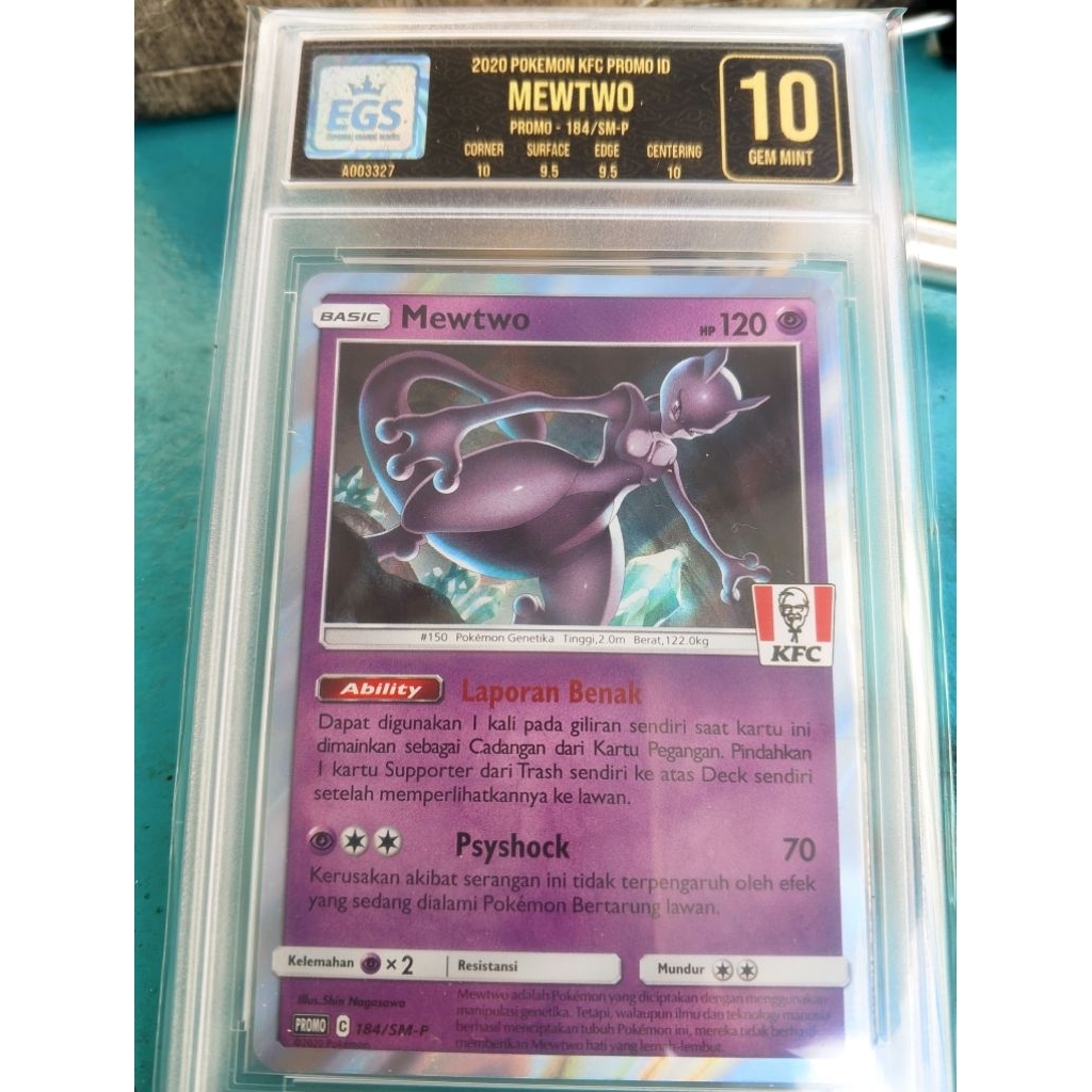 Pokemon TCG MEWTWO PROMO KFC EGS10 ind