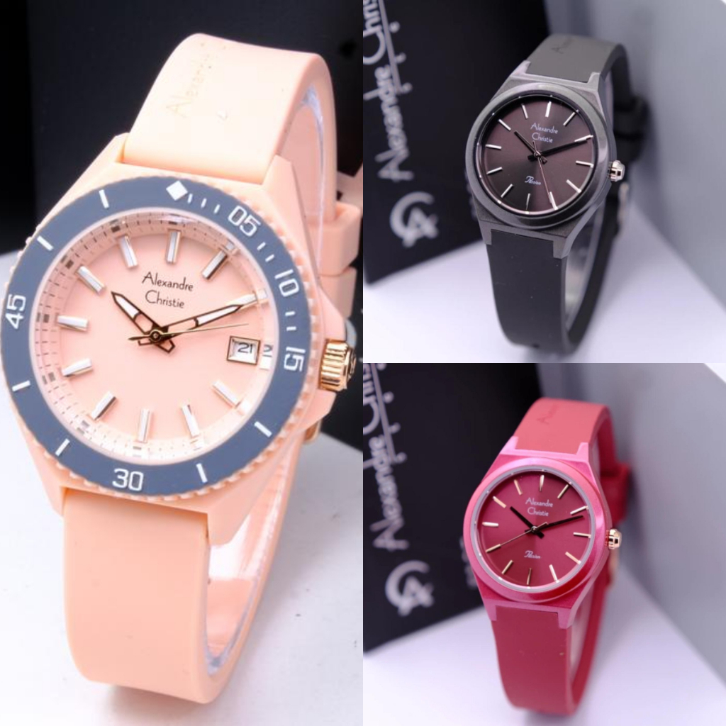 Jam Tangan Alexandre Christie Wanita AC 2A07 AC2A07 AC 2A08 AC2A08 AC 2B34 AC2B34 AC 8693 AC8693 Ori
