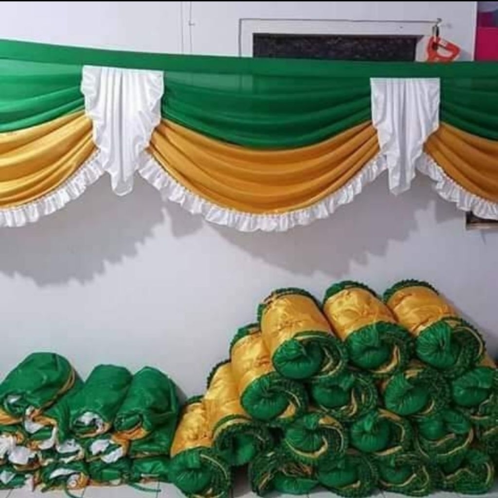 Rumbai Tenda atau Poni Tenda atau Rumbai Tenda Dekorasi atau Rumbai Tenda Hajatan