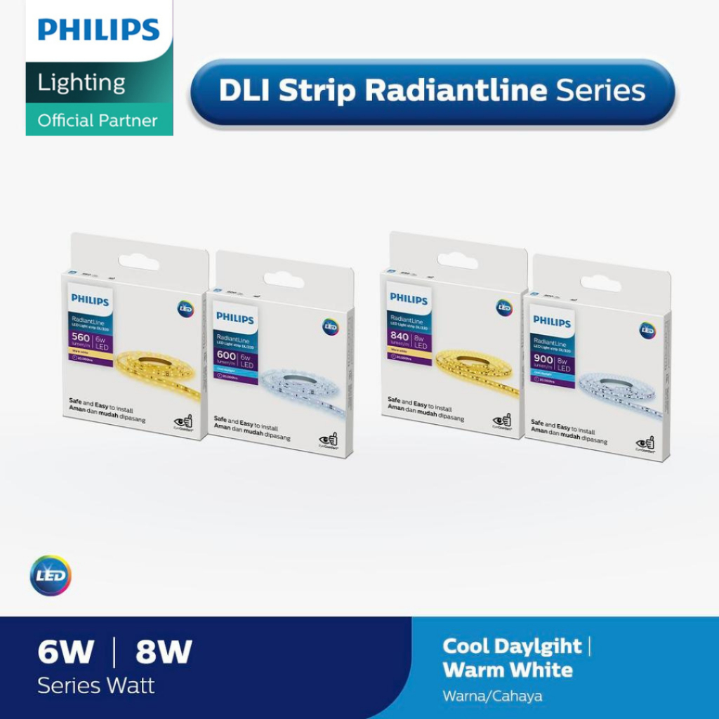 Lampu Philips Radiantline LED Strip EXT DLI320 5M 6W 8W 24 Volt