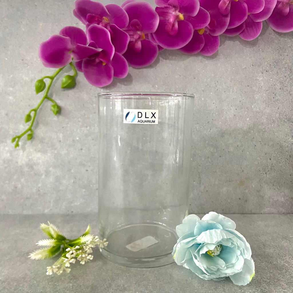DLX AQUARIUM KACA BULAT CUPANG