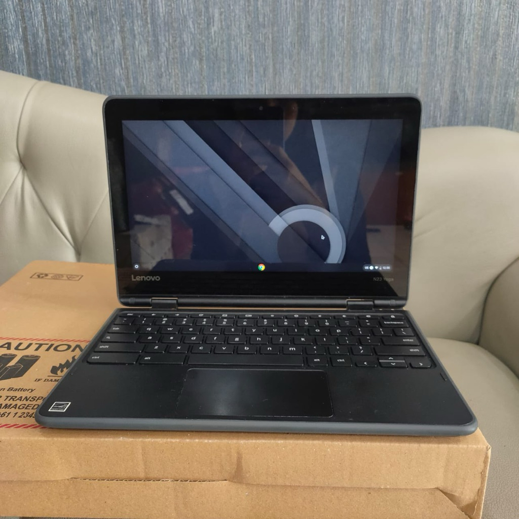 Laptop Second Garansi TokoLenovo Flip Chromebook Yoga N23, (Touchscreen), #Flip, Bisa Jadi Tab, Supe