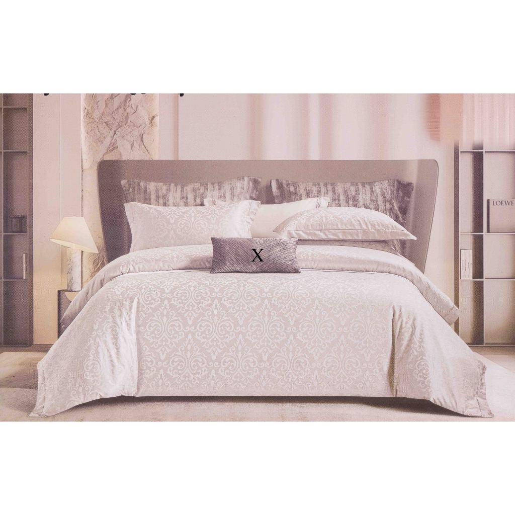 Bedcover set Satin Kingkoil/Jacquard Cotton J-35 / J-36 / J-37 / J-38 / J-39 / J-40 / J-41 / J-42 / 