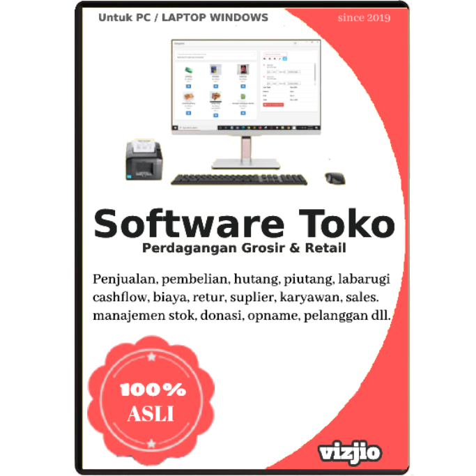 vizjio Software kasir toko Program toko aplikasi kasir penjualan manajemen PENJUALAN toko bangunan t