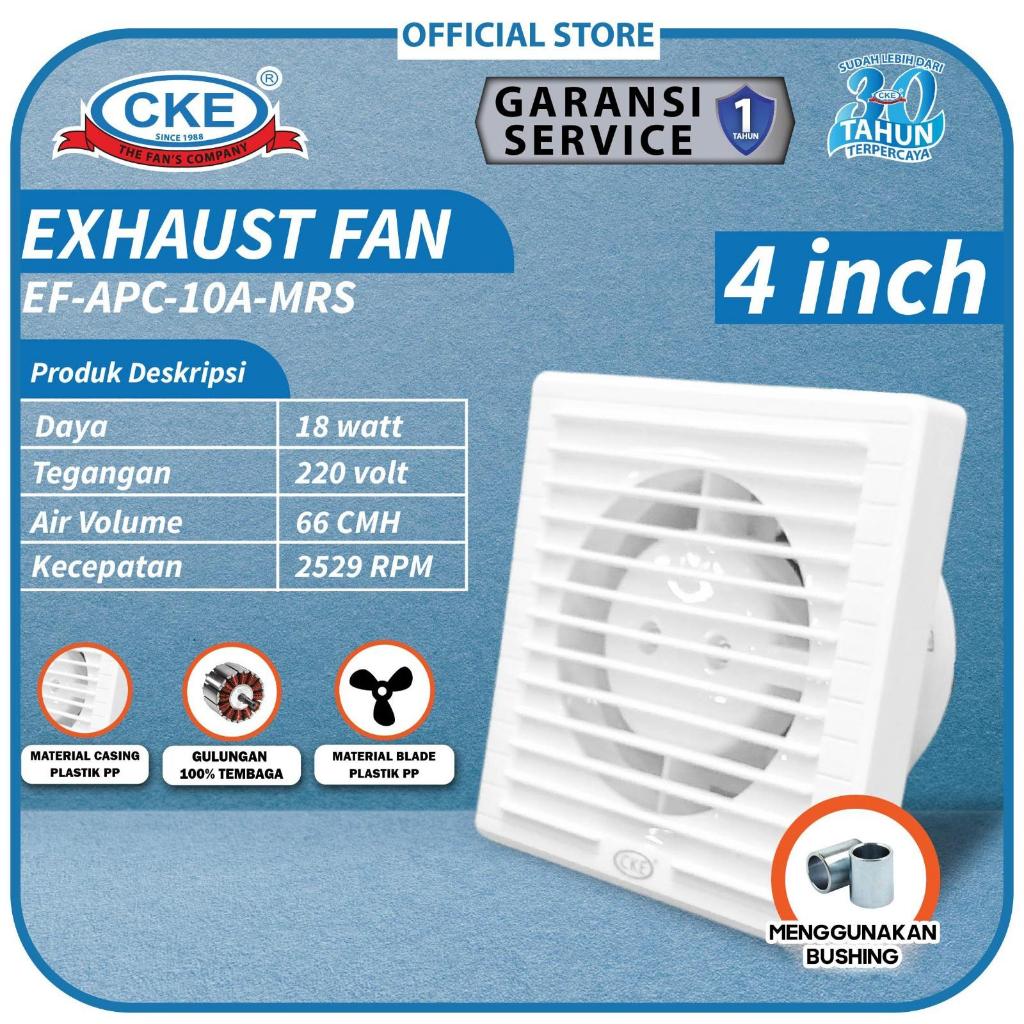 Exhaust Fan Mini Penghisap Udara 4 Inch Kipas Hexos Dinding Tembok