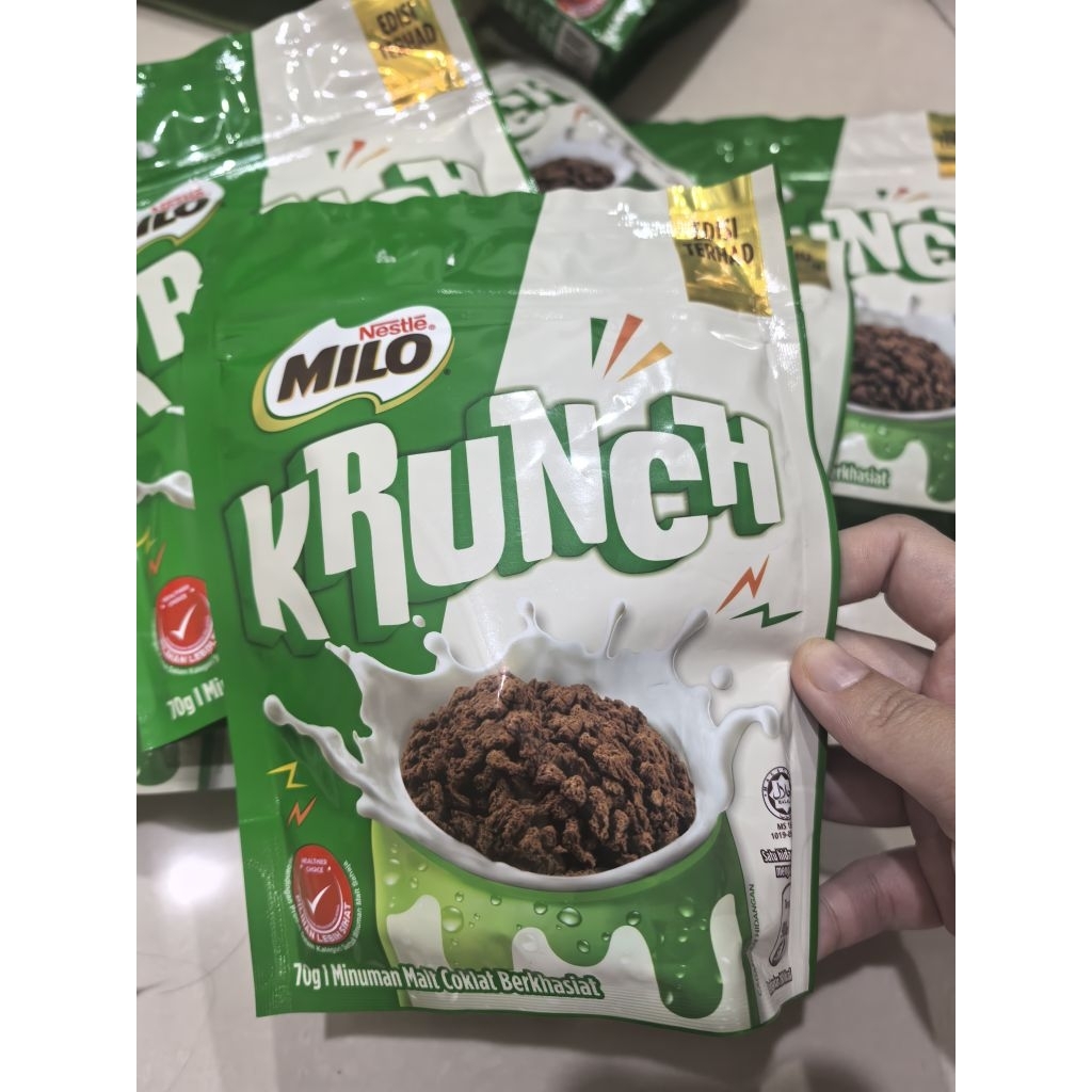 MILO KRUNCH 70GR. MILO MALAYSIA KRUNCH. MILO MALAYSIA CRUNCHY. MILO CRUNCHY. MILO VIRAL.