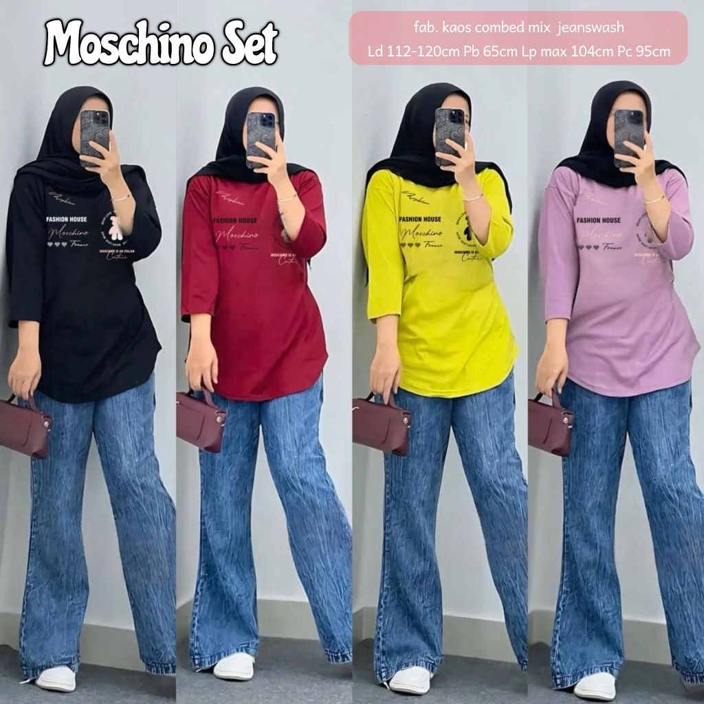 READY ZAPA SET | LOVERA SETELAN JEANS SETELAN | MOSCHIMO SET JENAS