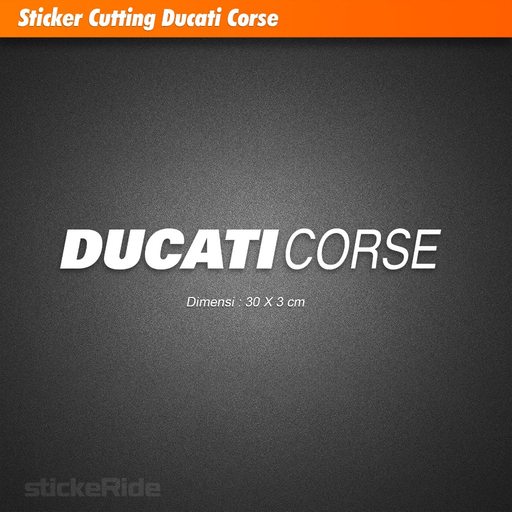 Sticker Cutting Ducati Corse