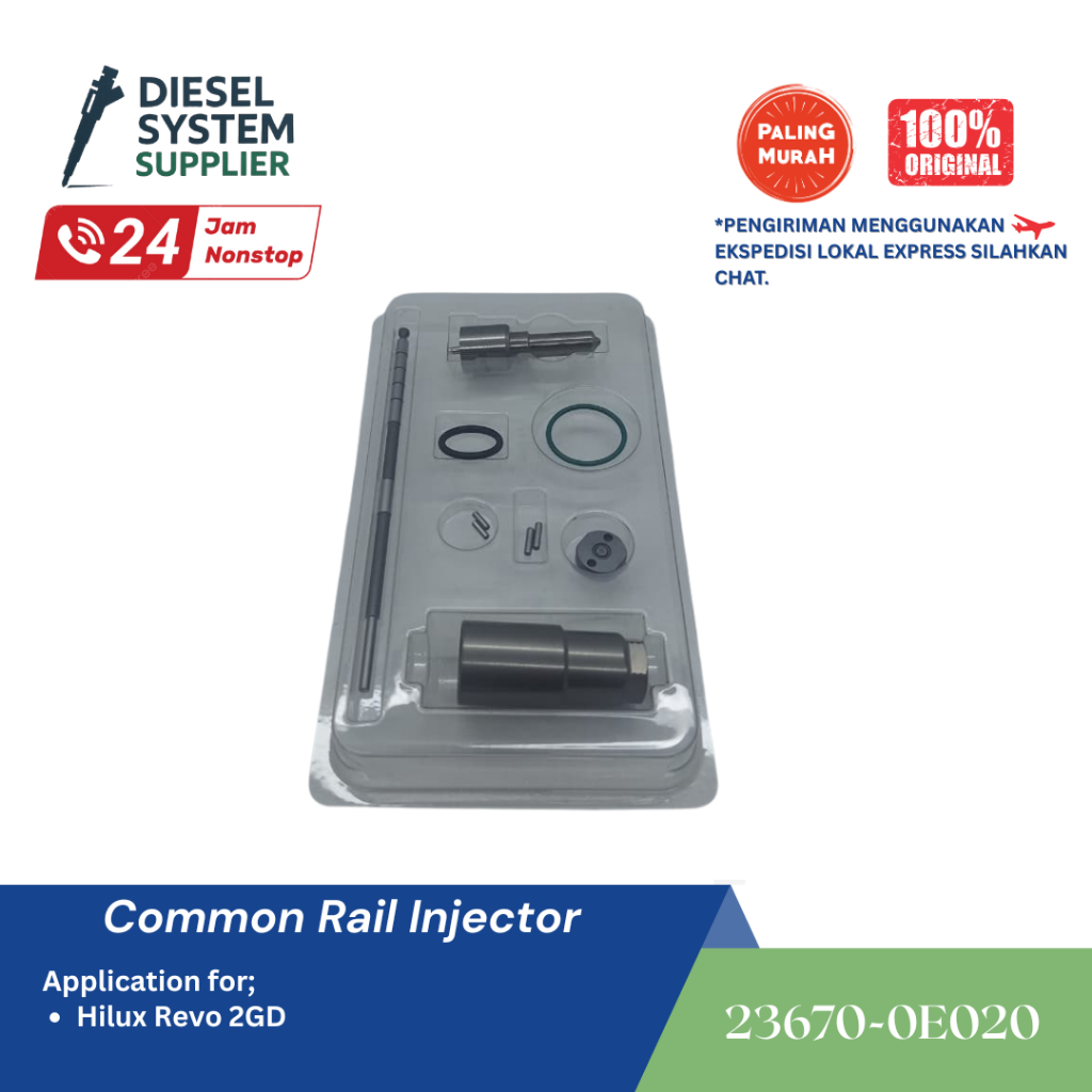 Repair Kit Diesel Injector 23670-0E020 HILUX REVO 2GD INNOVA REBORN 2GD 23670-0E020 High Quality