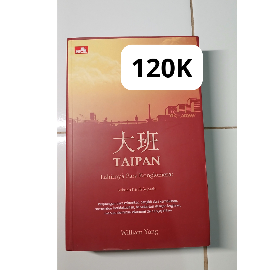 Buku Novel Taipan: Lahirnya Para Konglomerat Preloved