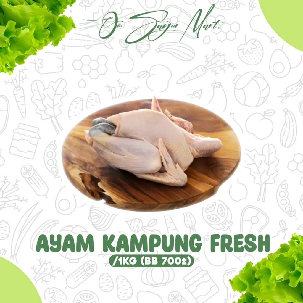 Ayam Kampung Fresh ( Daging segar )- Om sayur mart