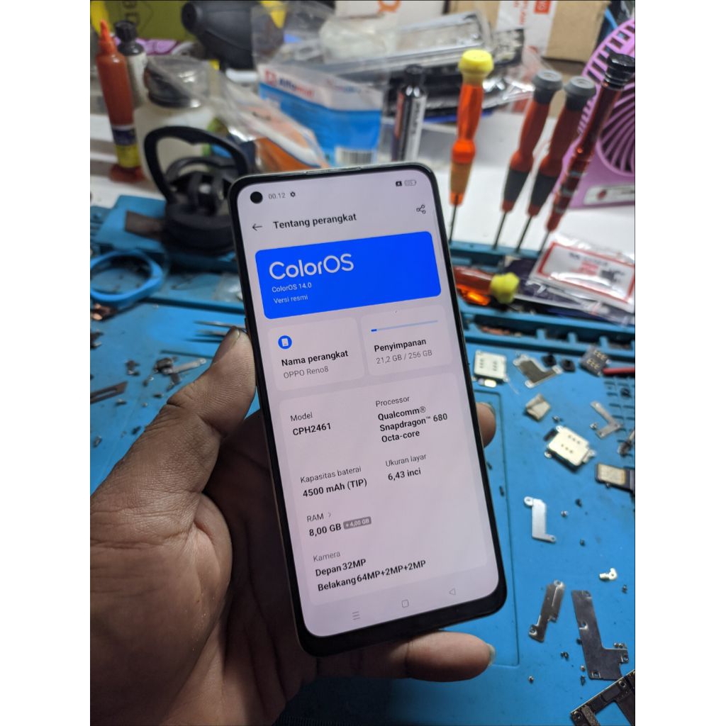 LCD OPPO RENO 8 4G ORIGINAL COPOTAN