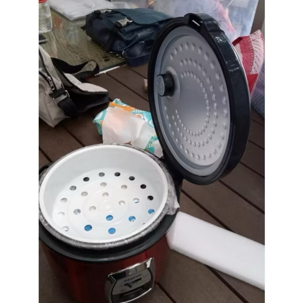 rice cooker preloved hitam Denpoo