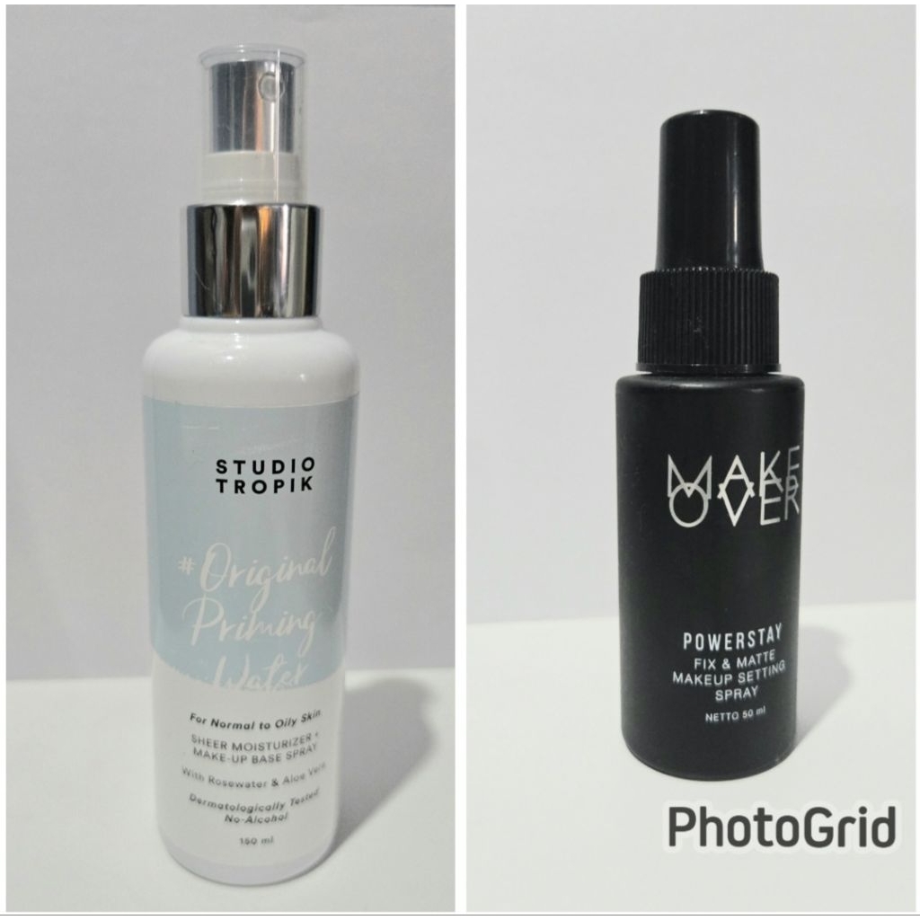 PRELOVED BUNDLE - SETTING SPRAY Makeup| Studio Tropik Ori Priming water | Makeover matte spray