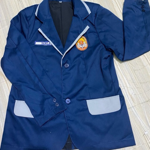 Jas Almet Custom FREE BORDIR Logo Bahan Drill Premium Cocok untuk OSIS MPK Mahasiswa Organisasi Sant