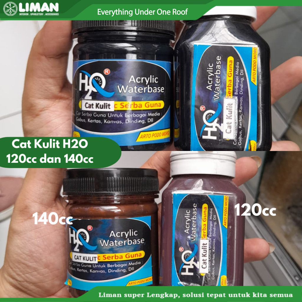 Cat Kulit H20 120cc dan 140cc