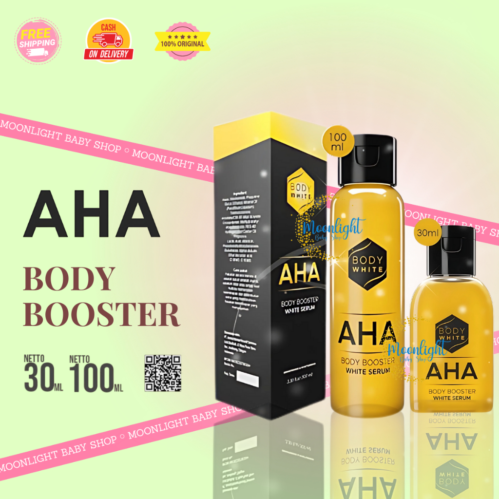 Body White AHA Body Booster White Serum 30ml | 100ml | Serum Pemutih Kulit
