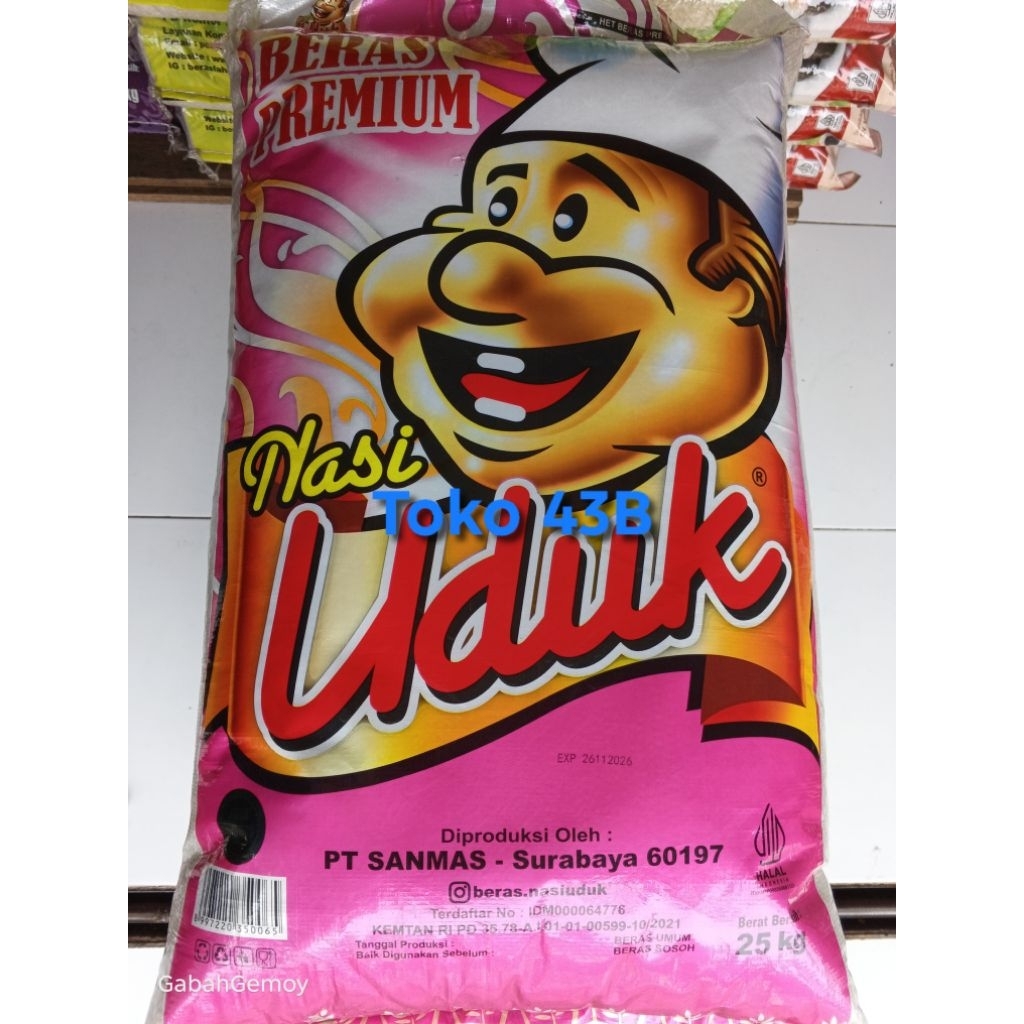 Beras Uduk 25kg instant Surabaya