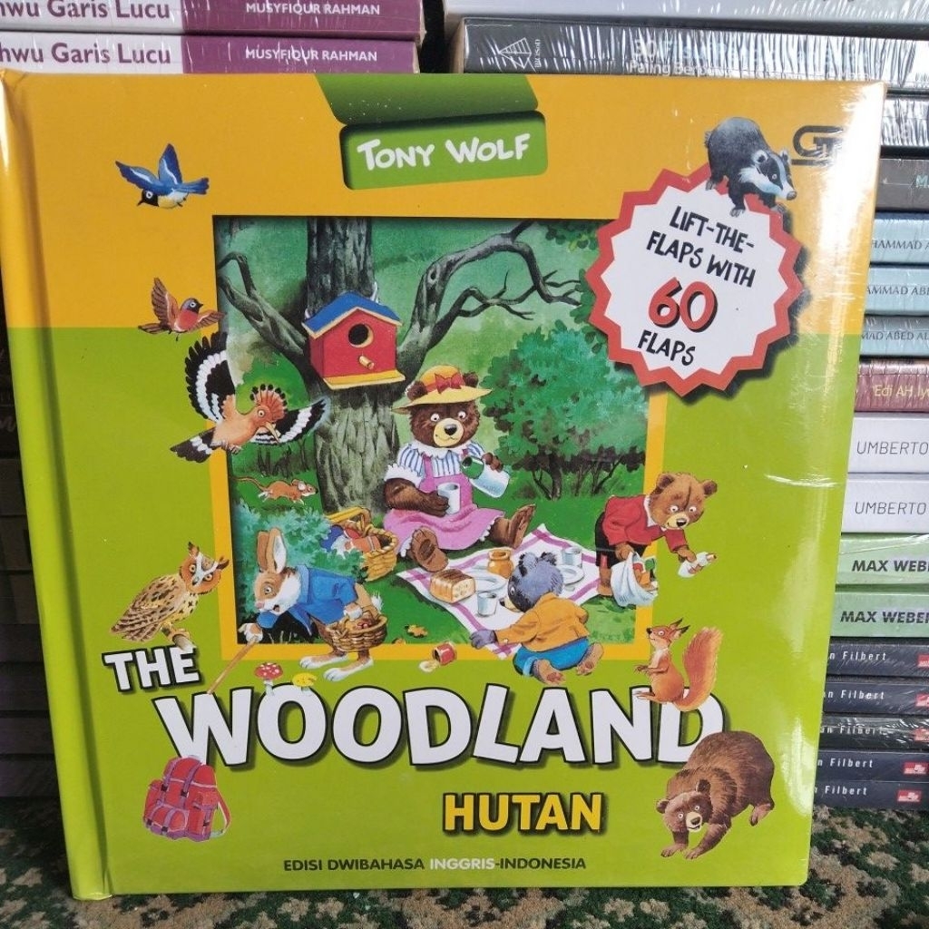 THE WOODLAND HUTAN LIFT-THE-FLAPS WITH 60 FLAPS