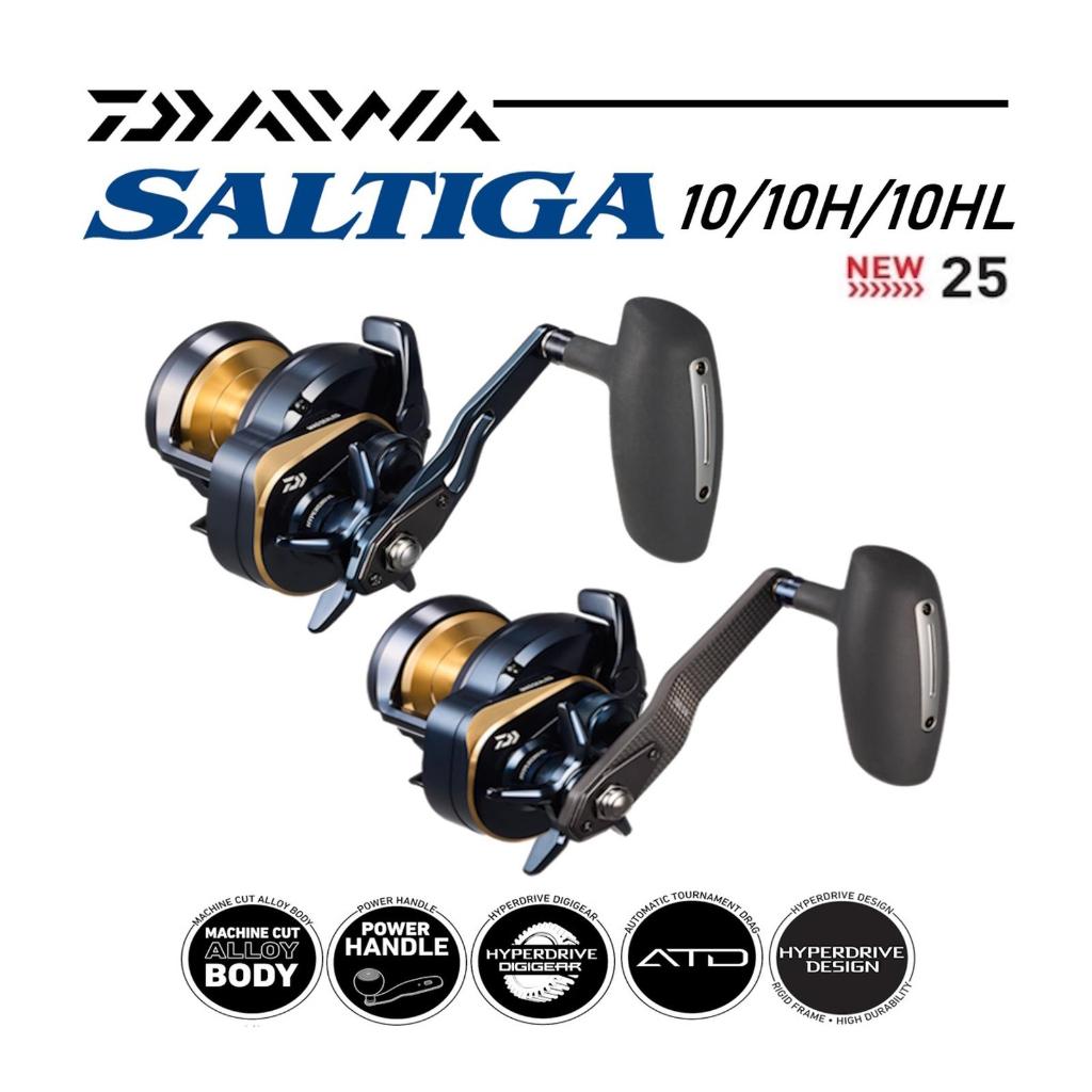 Gulungan Senar Pancing Reel Rell Daiwa Saltiga 10 10H 10L 10HL Model 2025 Reel OH Slow Jigging Panci