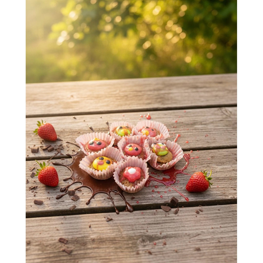 Kue brownies kering mini karakter 500gr