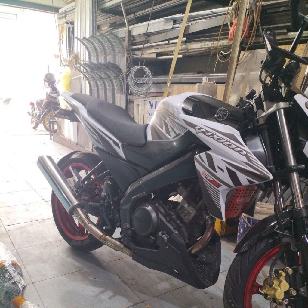 knalpot original Satria FU dan leheran untuk Vixion NVA / NVL Second 99%