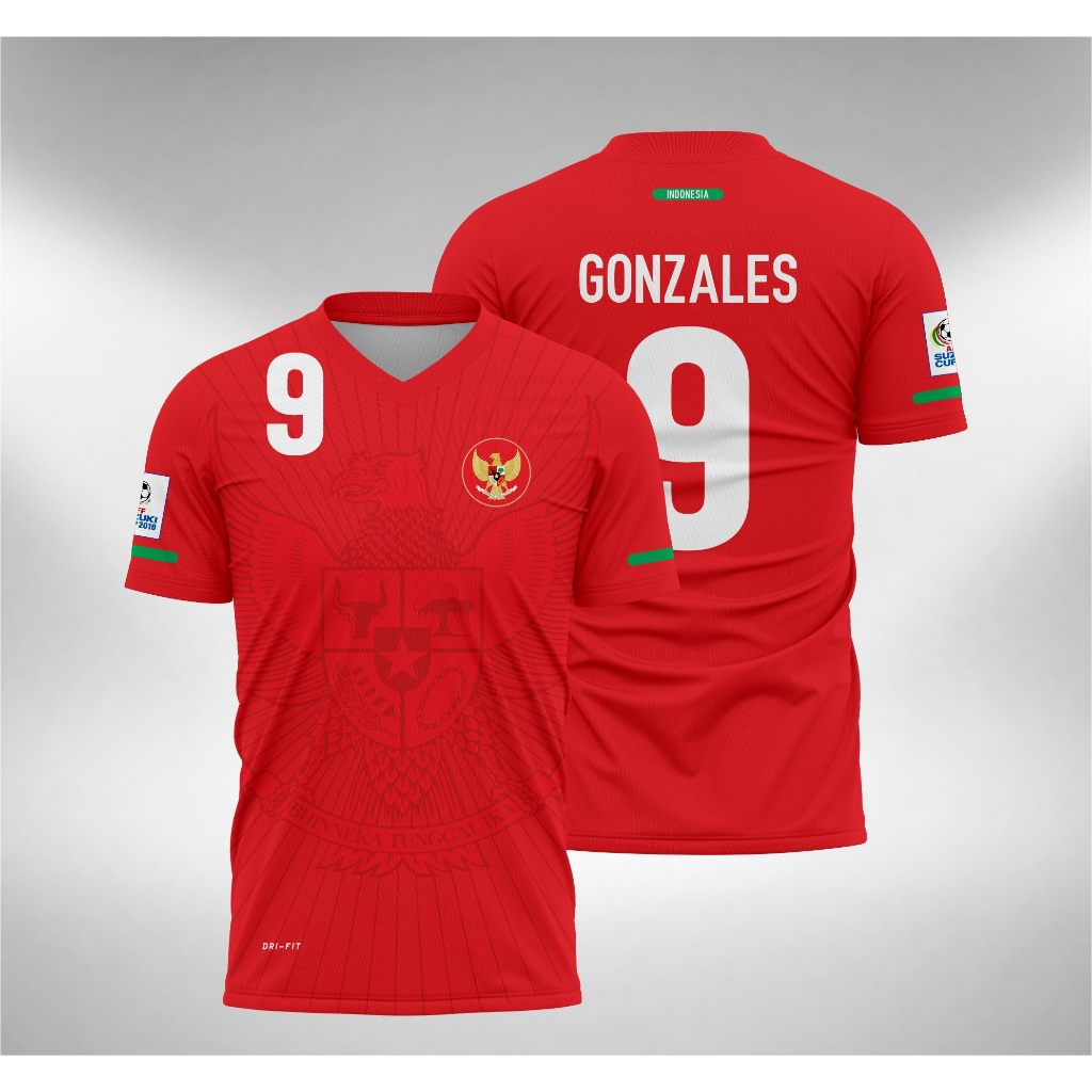 Jersey Indonesia Home AFF 2010 GONZALES