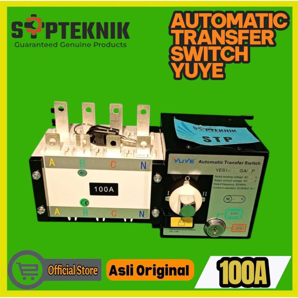 AUTOMATIC TRANSFER SWITCH ATAU ATS 100A MERK YUYE