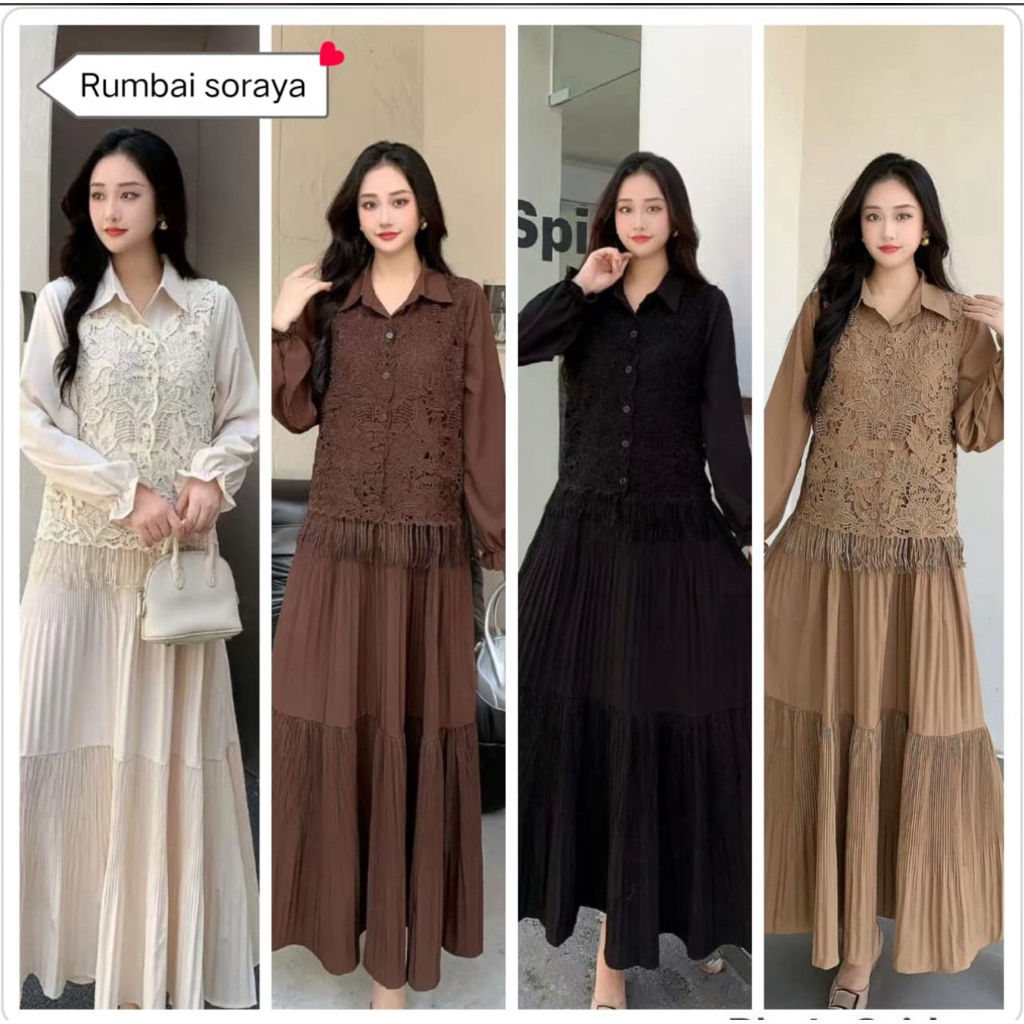 gamis rumbai soraya, dress kev, gamis bangkok, gamis putih, white maxi, dress katun bordir, gamis ey