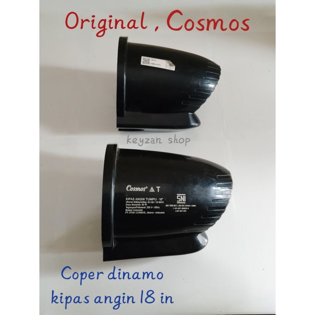 cover dinamo kipas/batok kepala kipas angin stand cosmos besi 18 in satu set original copotan