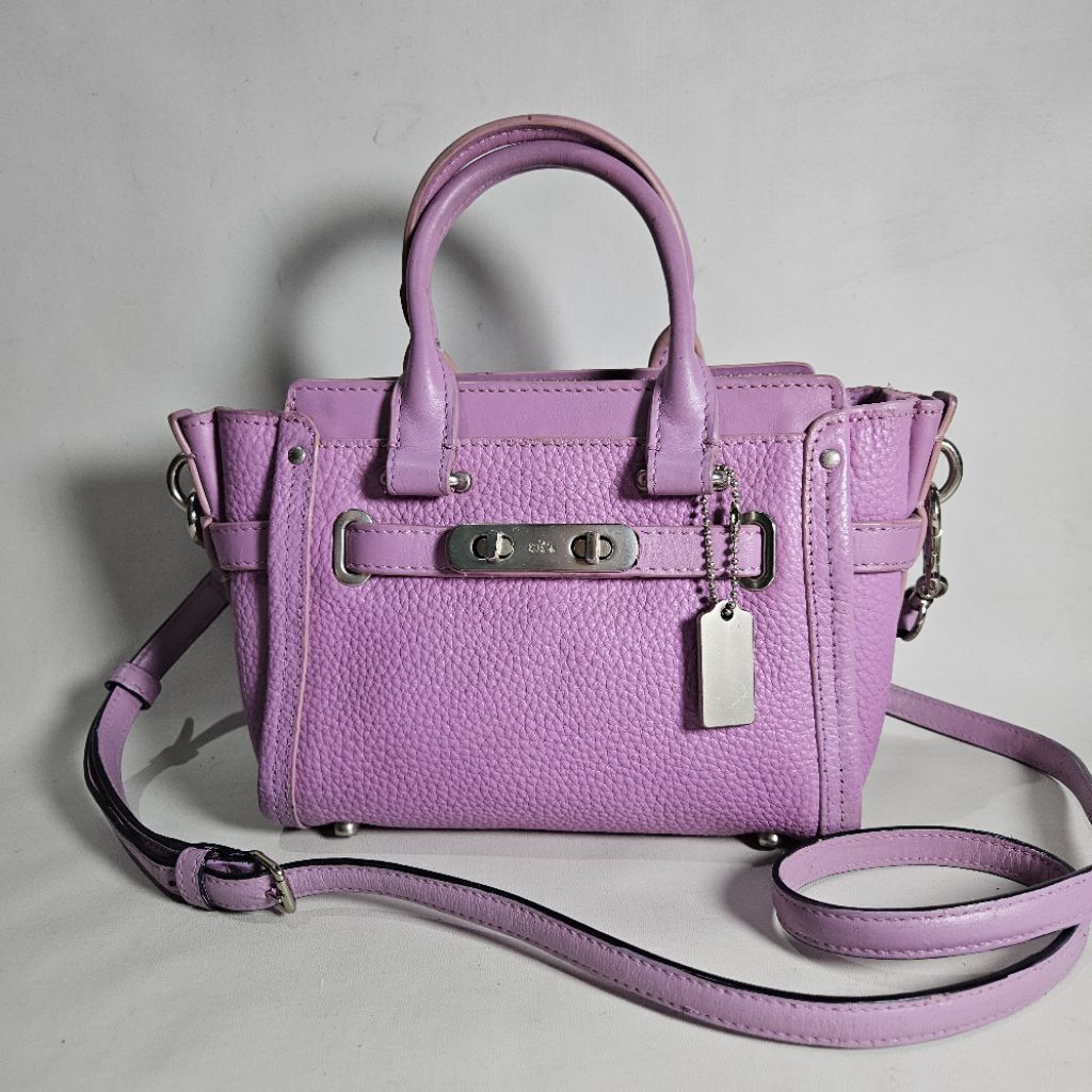 Tas Selempang Wanita Kulit Coc Lilac