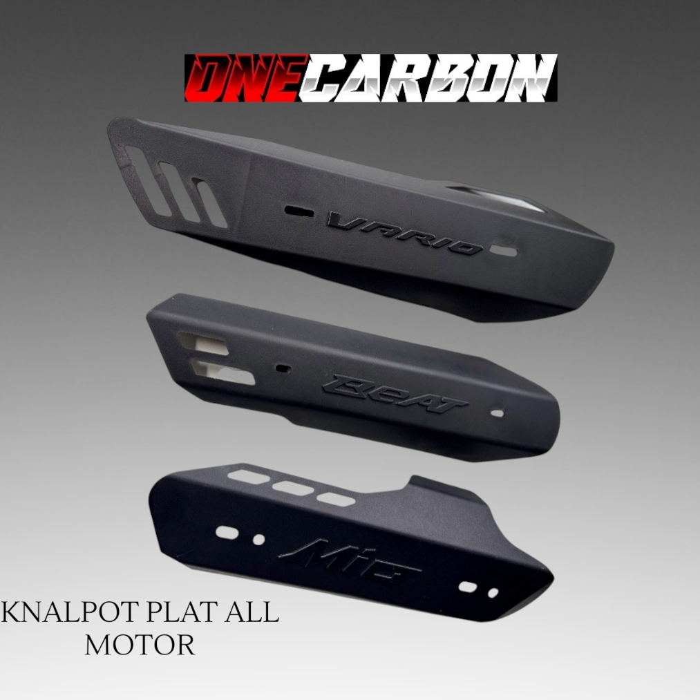 Cover knalpot all Beat cover knalpot all vario cover knalpot all mio model plat ONECARBON