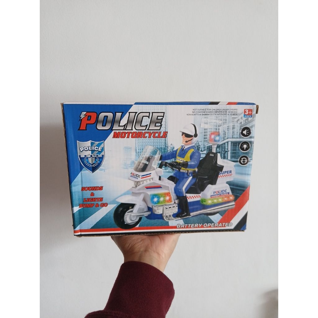 Mainan Motor Polisi Motorcycla Police